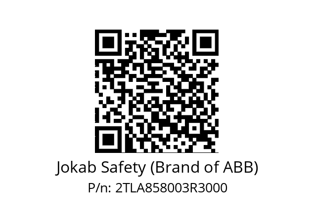   Jokab Safety (Brand of ABB) 2TLA858003R3000