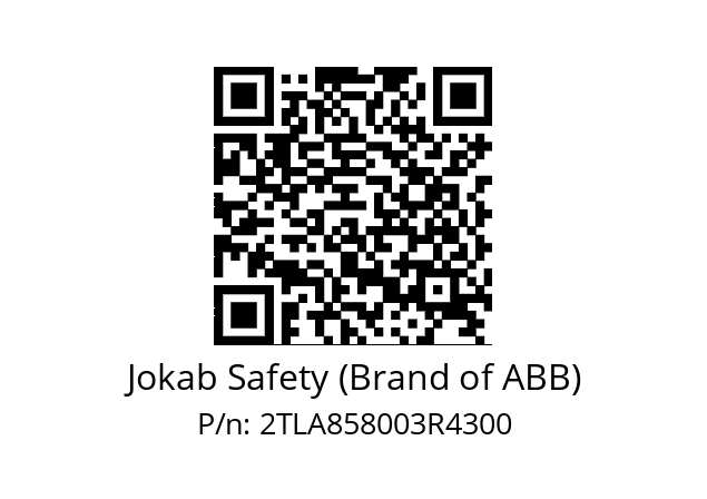   Jokab Safety (Brand of ABB) 2TLA858003R4300