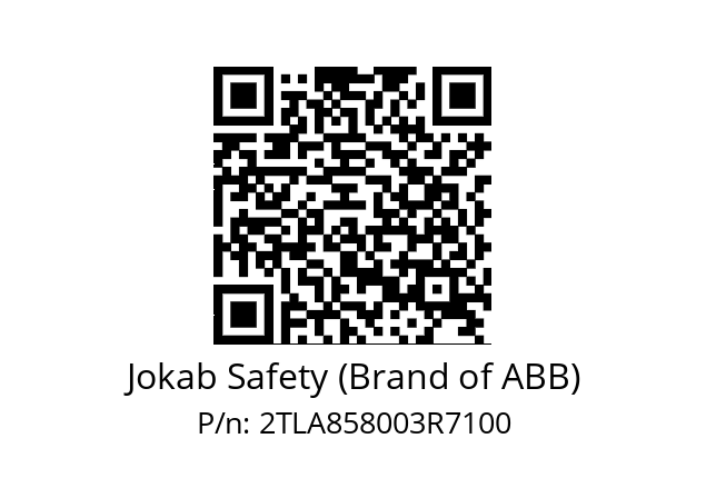   Jokab Safety (Brand of ABB) 2TLA858003R7100