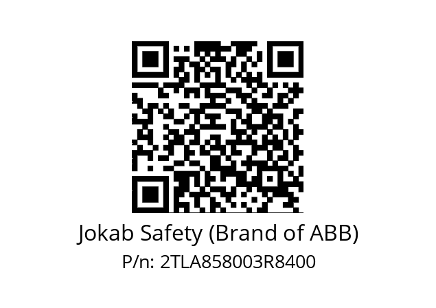   Jokab Safety (Brand of ABB) 2TLA858003R8400