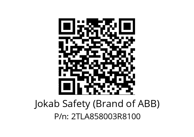   Jokab Safety (Brand of ABB) 2TLA858003R8100