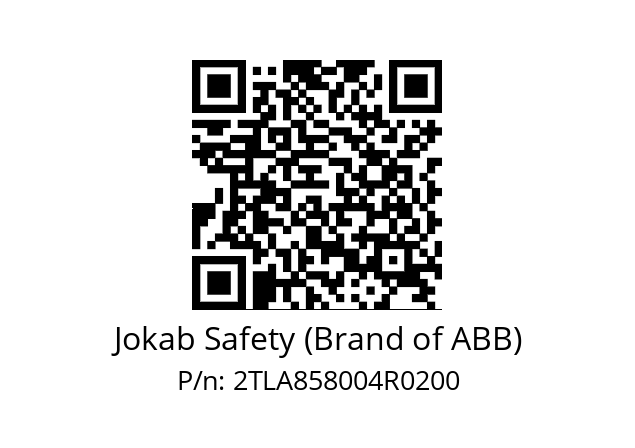   Jokab Safety (Brand of ABB) 2TLA858004R0200