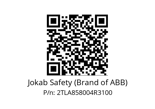   Jokab Safety (Brand of ABB) 2TLA858004R3100