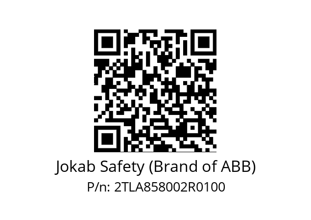   Jokab Safety (Brand of ABB) 2TLA858002R0100