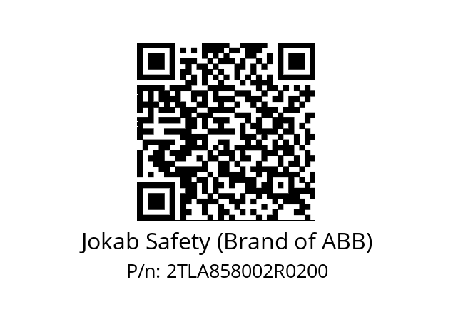   Jokab Safety (Brand of ABB) 2TLA858002R0200