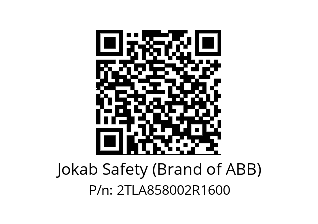   Jokab Safety (Brand of ABB) 2TLA858002R1600