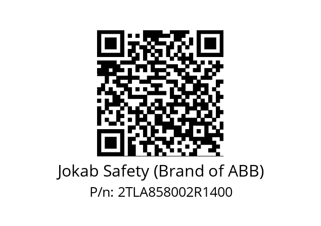   Jokab Safety (Brand of ABB) 2TLA858002R1400