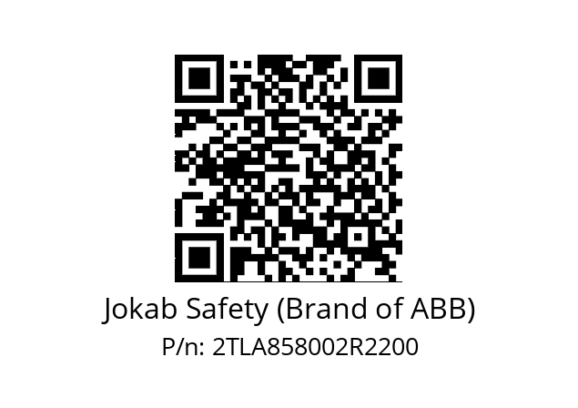   Jokab Safety (Brand of ABB) 2TLA858002R2200