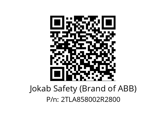   Jokab Safety (Brand of ABB) 2TLA858002R2800