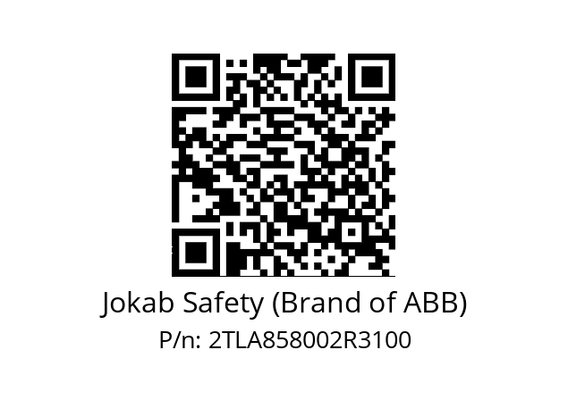   Jokab Safety (Brand of ABB) 2TLA858002R3100