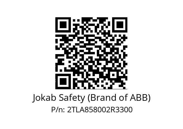   Jokab Safety (Brand of ABB) 2TLA858002R3300