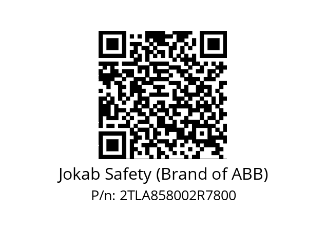   Jokab Safety (Brand of ABB) 2TLA858002R7800