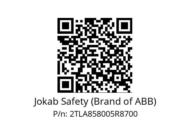   Jokab Safety (Brand of ABB) 2TLA858005R8700