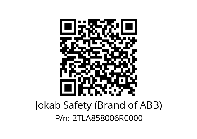   Jokab Safety (Brand of ABB) 2TLA858006R0000