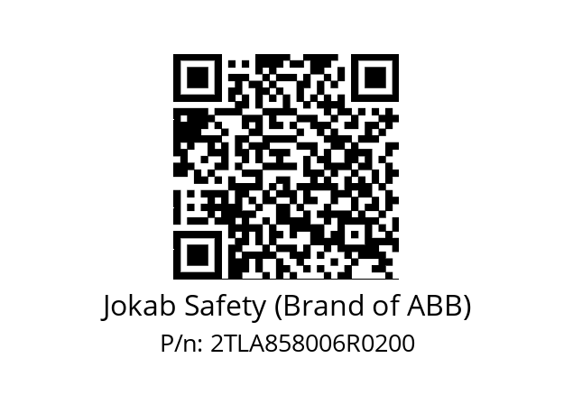   Jokab Safety (Brand of ABB) 2TLA858006R0200