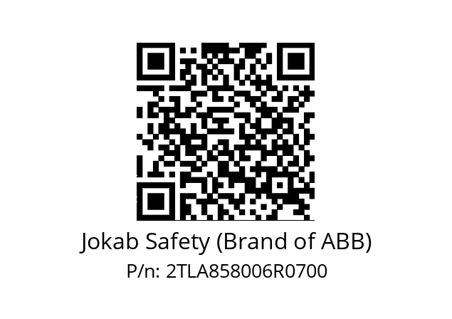   Jokab Safety (Brand of ABB) 2TLA858006R0700