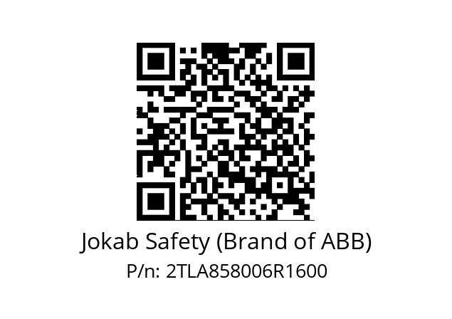   Jokab Safety (Brand of ABB) 2TLA858006R1600