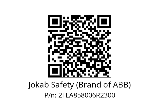   Jokab Safety (Brand of ABB) 2TLA858006R2300