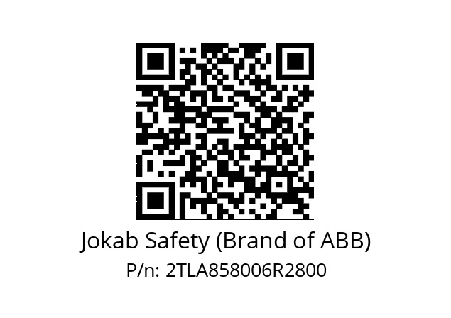   Jokab Safety (Brand of ABB) 2TLA858006R2800