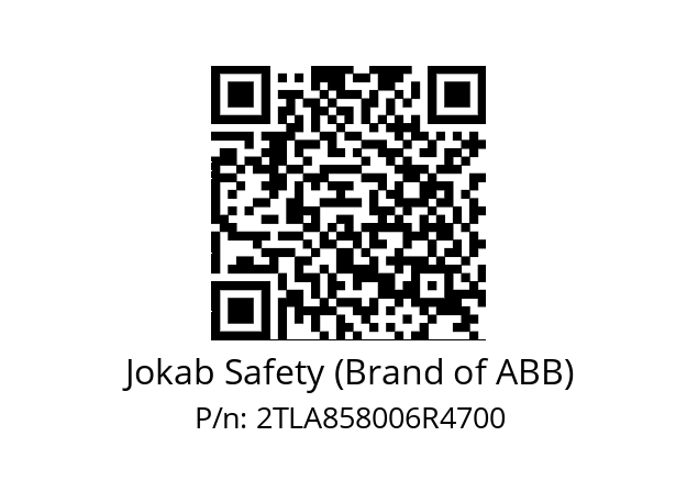   Jokab Safety (Brand of ABB) 2TLA858006R4700