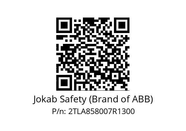   Jokab Safety (Brand of ABB) 2TLA858007R1300