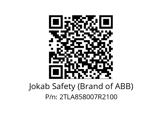   Jokab Safety (Brand of ABB) 2TLA858007R2100