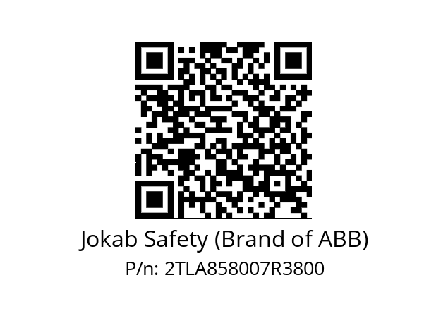   Jokab Safety (Brand of ABB) 2TLA858007R3800