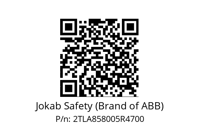   Jokab Safety (Brand of ABB) 2TLA858005R4700