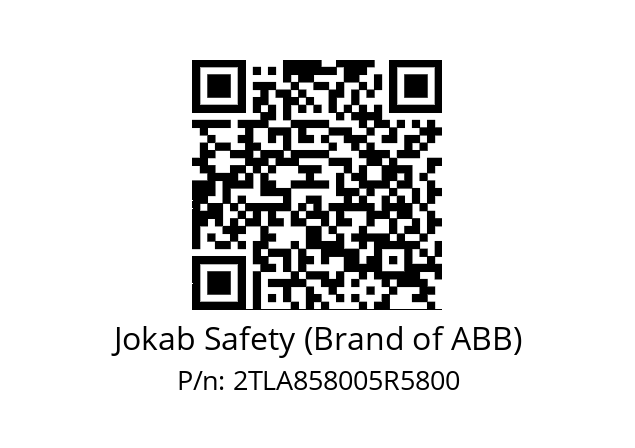   Jokab Safety (Brand of ABB) 2TLA858005R5800