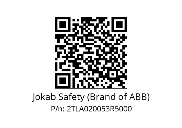   Jokab Safety (Brand of ABB) 2TLA020053R5000