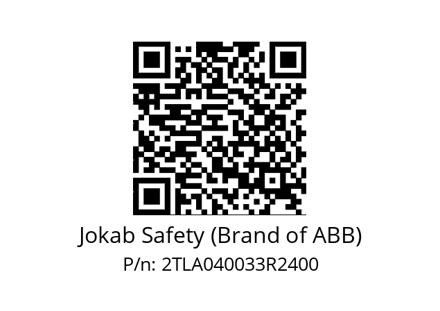   Jokab Safety (Brand of ABB) 2TLA040033R2400