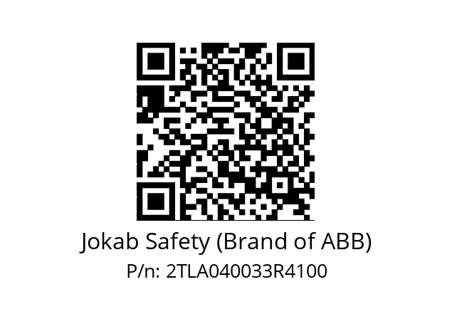   Jokab Safety (Brand of ABB) 2TLA040033R4100