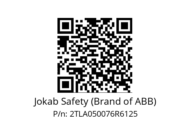   Jokab Safety (Brand of ABB) 2TLA050076R6125