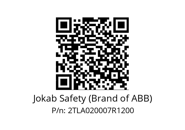   Jokab Safety (Brand of ABB) 2TLA020007R1200