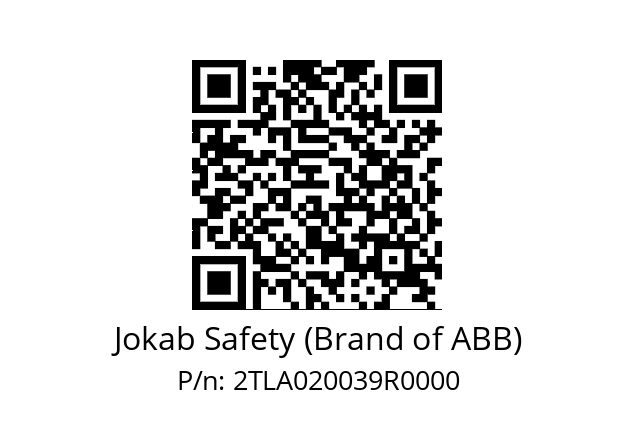   Jokab Safety (Brand of ABB) 2TLA020039R0000