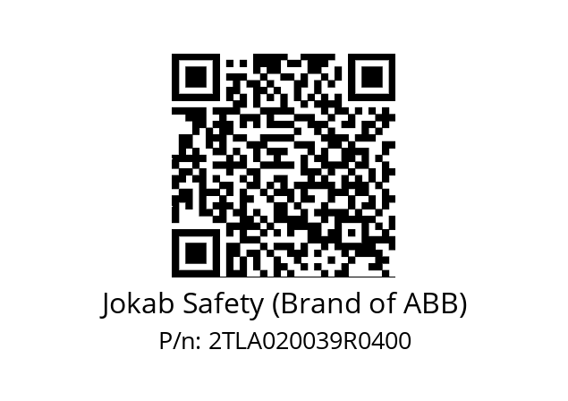   Jokab Safety (Brand of ABB) 2TLA020039R0400