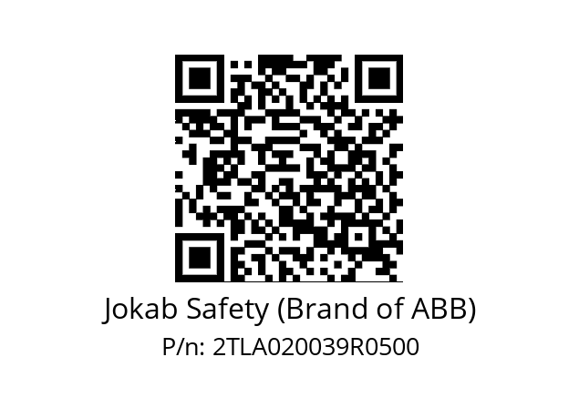   Jokab Safety (Brand of ABB) 2TLA020039R0500