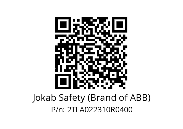   Jokab Safety (Brand of ABB) 2TLA022310R0400