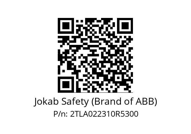   Jokab Safety (Brand of ABB) 2TLA022310R5300