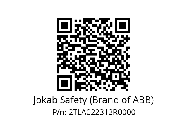   Jokab Safety (Brand of ABB) 2TLA022312R0000