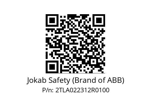   Jokab Safety (Brand of ABB) 2TLA022312R0100