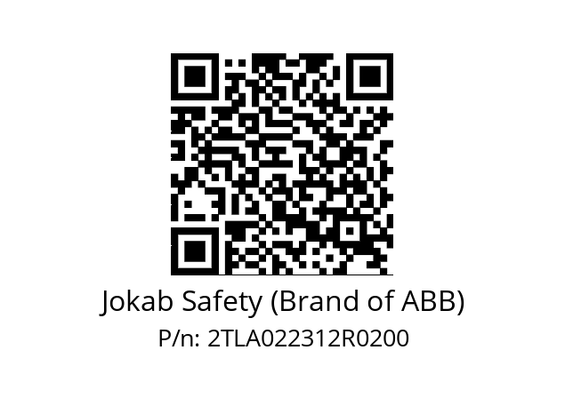   Jokab Safety (Brand of ABB) 2TLA022312R0200