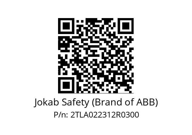   Jokab Safety (Brand of ABB) 2TLA022312R0300