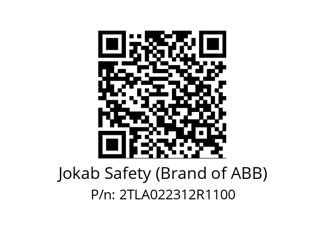   Jokab Safety (Brand of ABB) 2TLA022312R1100