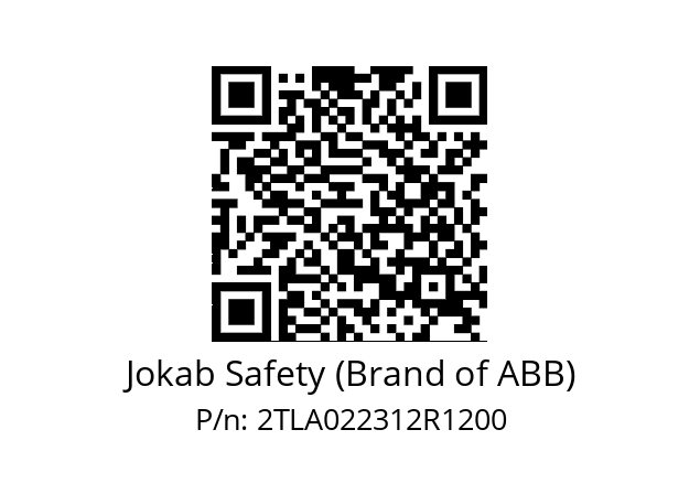   Jokab Safety (Brand of ABB) 2TLA022312R1200