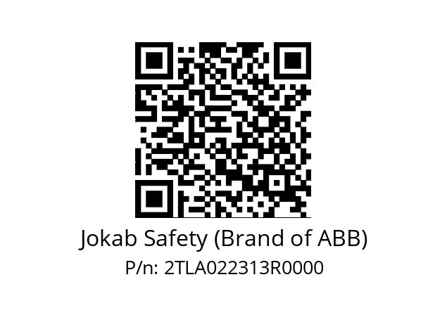   Jokab Safety (Brand of ABB) 2TLA022313R0000