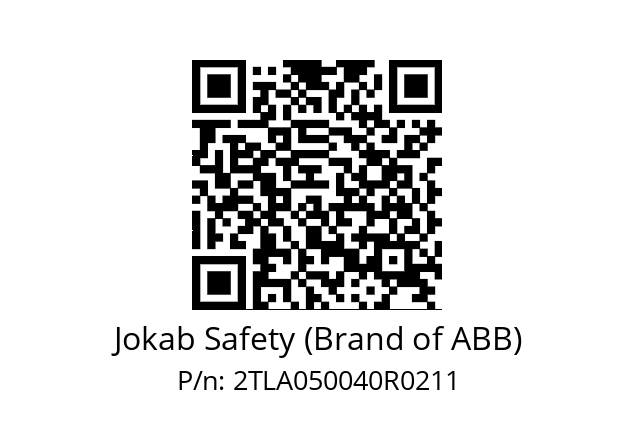   Jokab Safety (Brand of ABB) 2TLA050040R0211