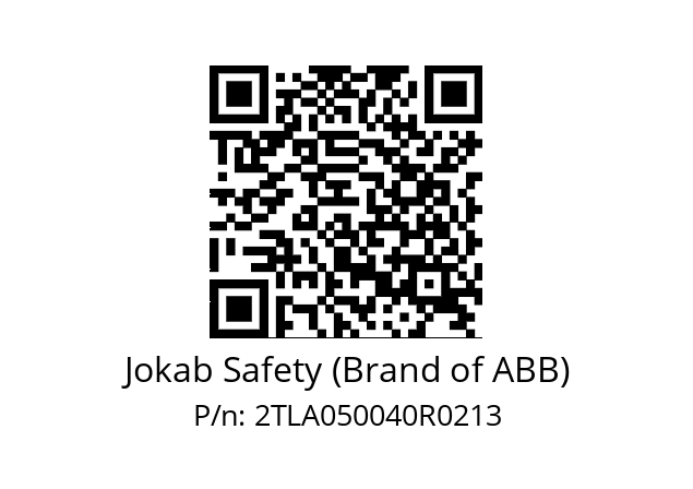   Jokab Safety (Brand of ABB) 2TLA050040R0213