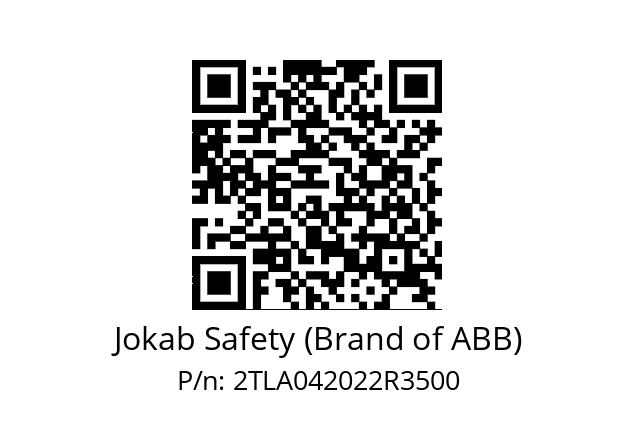   Jokab Safety (Brand of ABB) 2TLA042022R3500