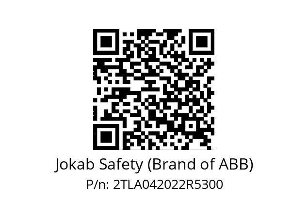   Jokab Safety (Brand of ABB) 2TLA042022R5300